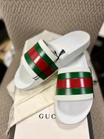 Origineel Gucci Pursuit Pool Slides White Maat 42, Kleding | Heren, Schoenen, Slippers, Wit, Nieuw, Ophalen of Verzenden