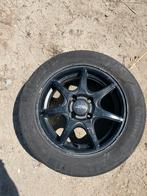 Twee continental autobanden met velg, Auto-onderdelen, Banden en Velgen, Ophalen, 14 inch, Gebruikt, Banden en Velgen