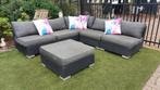 Robuust wicker loungeset, Ophalen, Gebruikt, Wicker
