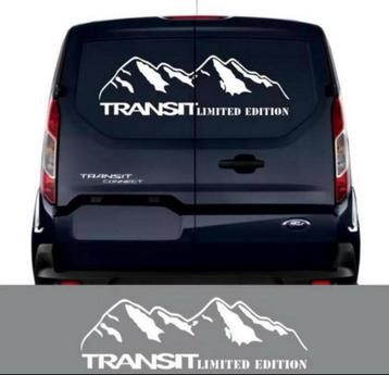 Ford Transit Zijstickers - Bergmotief 80x25cm beschikbaar voor biedingen
