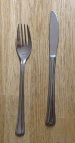 Keltum van Kempen en Begeer Cindy 18-10 vork mes, Ophalen of Verzenden, Rvs of Chroom