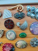 Oude broches., Ophalen, Gebruikt, Met edelsteen