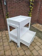 Luiertafel / verschoontafel met badje, Kinderen en Baby's, Kinderkamer | Commodes en Kasten, Ophalen, 50 tot 70 cm, Zo goed als nieuw