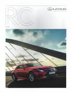 Brochure Lexus RC 300h Januari 2019, Ophalen of Verzenden, Gelezen, Overige merken