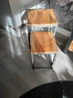 Mooie Bijzettafel, Minder dan 45 cm, Minder dan 55 cm, Vierkant, Ophalen of Verzenden