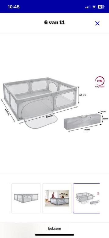 Kinderbox, babybox. 200x140x68 beschikbaar voor biedingen