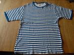 carnavalskleding boeven shirt dames heren maat 40 blauw wit, Maat 38/40 (M), Carnaval, Andrea, Ophalen of Verzenden