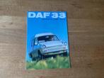 DAF 33 Brochure - Bestelauto, Combi, Pick-up 1970, Ophalen of Verzenden, Gelezen, Overige merken