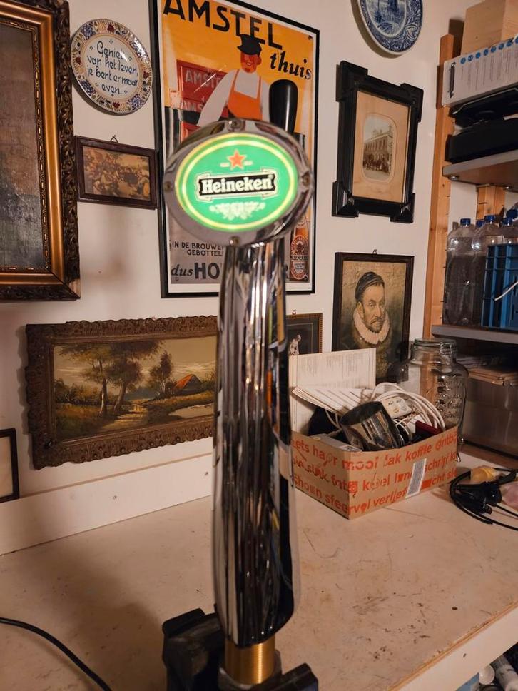 Heineken biertap met verlichting, Witgoed en Apparatuur, Thuistaps, Ophalen of Verzenden