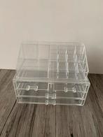 Transparante make-up organizer met lades, Ophalen of Verzenden, Zo goed als nieuw