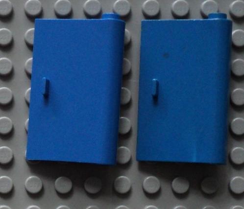 446a (1) 2x blue Door 1 x 3 x 4 Right with Thin Handle, Kinderen en Baby's, Speelgoed | Duplo en Lego, Gebruikt, Ophalen of Verzenden