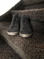 Ecco half hoge leren schoen, Ophalen, Zo goed als nieuw, Zwart, Sneakers of Gympen