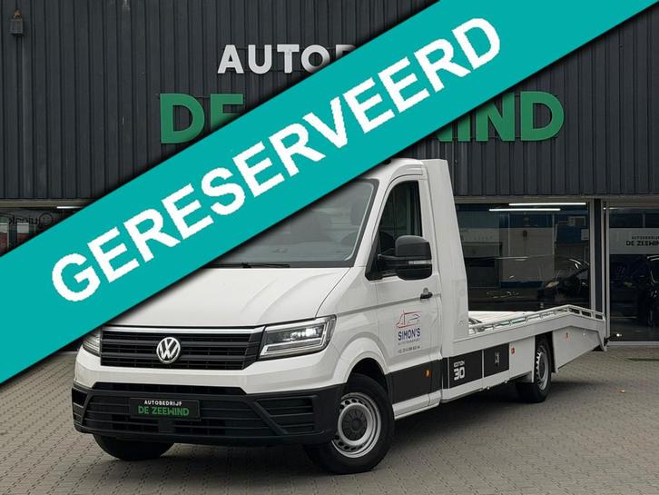 Volkswagen Crafter 35 2.0 TDI L4 Highline oprijwagen 1220kg, Auto's, Bestelauto's, Bedrijf, Te koop, ABS, Airbags, Airconditioning