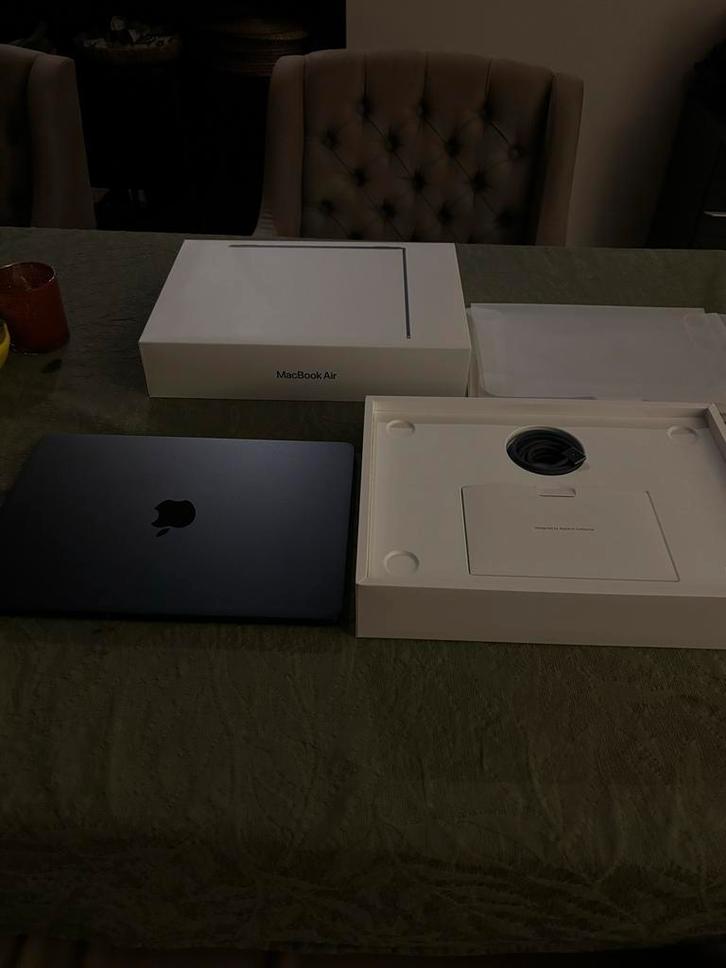 MacBook Air 13" M2 - 8GB/256GB - Midnight, Computers en Software, Apple Macbooks, Zo goed als nieuw, MacBook Air, 13 inch, 256 GB