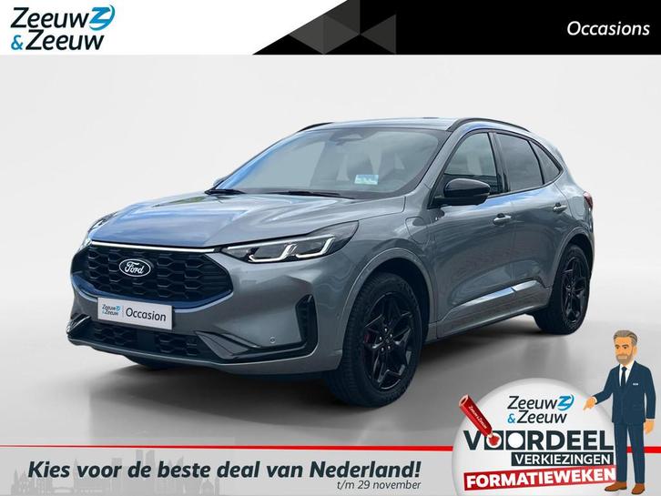 Ford Kuga 2.5 PHEV ST-Line X 243pk | Stoel -stuur en voorrui, Auto's, Ford, Bedrijf, Te koop, Kuga, 360° camera, ABS, Achteruitrijcamera
