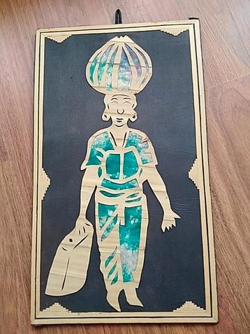 Afrikaanse houtsnijkunst, 35x20 cm beschikbaar voor biedingen