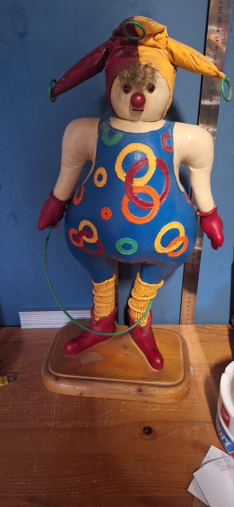 Carnaval clown beeld (28126), Antiek en Kunst, Ophalen of Verzenden