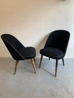 2 Thonet fauteuiltjes vintage  midcentury, Huis en Inrichting, Stoelen, Ophalen, Gebruikt, Twee, Zwart