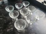 9 dessertglazen Luminarc, Huis en Inrichting, Ophalen of Verzenden, Overige stijlen