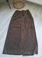 Y2K kakhi Suede Look lange rok / 40, Kleding | Dames, Rokken, Bruin, Maat 42/44 (L), Ophalen of Verzenden, Zo goed als nieuw