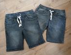 Twee donker grijze korte spijkerbroeken maat s, Ophalen of Verzenden, Zo goed als nieuw, Maat 46 (S) of kleiner, Grijs