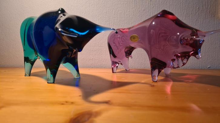 Stier, Antiek en Kunst, Antiek | Glas en Kristal, Ophalen of Verzenden