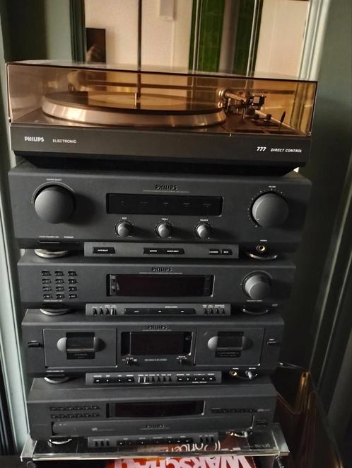 Vintage Philips 900 set boxen versterker cd evt platenspeler, Audio, Tv en Foto, Stereo-sets, Gebruikt, Cassettedeck, Cd-speler