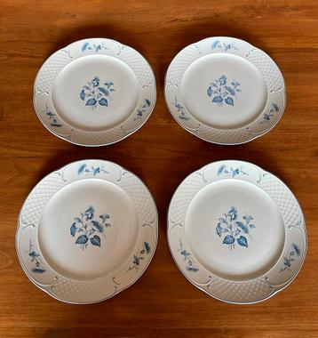 4 Villeroy & Boch Val Bleu dinerborden beschikbaar voor biedingen