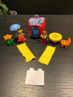 Heel goed Lego Duplo Strand huis set 3609 tafel stoel parapl, Ophalen of Verzenden, Zo goed als nieuw, Duplo