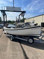 Stout 650 sloep met 15pk compleet vaarklaar incl trailer !, Watersport en Boten, Sloepen, Ophalen, 10 tot 30 pk, 6 meter of meer