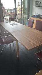 Notenhouten eetkamertafel, Huis en Inrichting, Tafels | Eettafels, Ophalen, 200 cm of meer, 50 tot 100 cm, Zo goed als nieuw