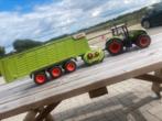 Afstand bestuurbare trekker Claas met ophaalwagen, Kinderen en Baby's, Speelgoed | Speelgoedvoertuigen, Ophalen, Zo goed als nieuw