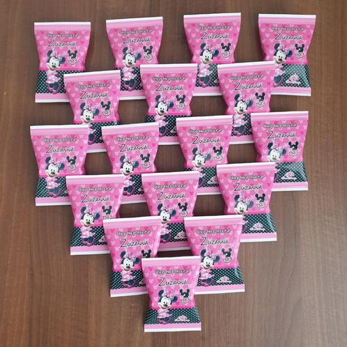 Traktatie rozijntjes met thema MINNIE MOUSE, Hobby en Vrije tijd, Feestartikelen, Nieuw, Feestartikel, Verjaardag, Ophalen of Verzenden