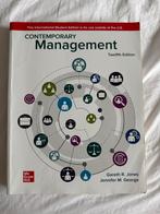 Contemporary Management 12e editie, Ophalen of Verzenden, Zo goed als nieuw, Overige niveaus, Economie