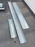 Zinken dakgoten (300 en 65 cm) en deklijst van 240cm, Doe-het-zelf en Verbouw, Ophalen, Zo goed als nieuw, Overige metalen