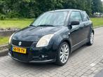 Suzuki Swift 1.6 3D Sport 2006 Zwart keyless, Auto's, Suzuki, Voorwielaandrijving, Metallic lak, 4 cilinders, Handgeschakeld