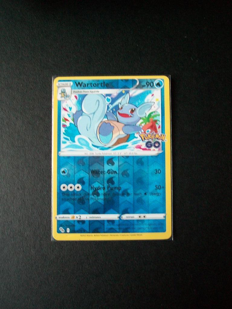 7869: Nieuwe Pokemon GO kaart Holofoil WARTORTLE  (016/078), Verzenden, Nieuw, Losse kaart, Foil