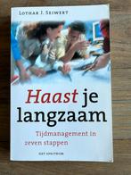 L.J. Seiwert - Haast je langzaam, Ophalen of Verzenden, Zo goed als nieuw, L.J. Seiwert