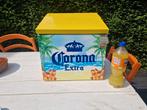 Corona extra bier cooler koelbox metaal, Ophalen of Verzenden, Gebruikt, Reclamebord