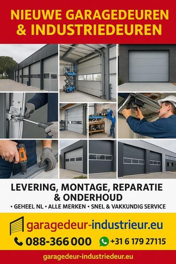 Garagedeur, roldeur, bedrijfsdeur, deuren alle maten NL beschikbaar voor biedingen
