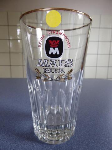 Maes Stramproy Belgisch ribbels bier glas (buck) beschikbaar voor biedingen