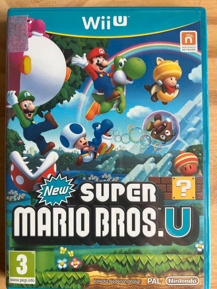 New Super Mario Bros. U - Wii U, Spelcomputers en Games, Games | Nintendo Wii U, Zo goed als nieuw, Platform, 3 spelers of meer