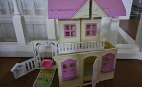 1989, Barbie "Kelly" dollhouse- Mattel- 21 x 32, Verzamelen, Poppen, Gebruikt, Accessoires, Ophalen