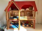 Prachtig traditioneel houten poppenhuis, Kinderen en Baby's, Speelgoed | Poppenhuizen, Ophalen, Gebruikt, Poppenhuis
