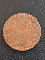 1664 Zwitserland jeton Graubünden Lodewijk XIV, Postzegels en Munten, Verzenden, Overige landen, Losse munt