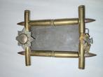 Duitse trenchart fotolijst. Miniatuur ijzerekruis, Ophalen of Verzenden, Landmacht, Duitsland
