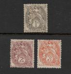 1902 1-2-3ct PORT SAID-Frans postkantoor SUEZKANAAL, Ophalen of Verzenden, Egypte, Postfris