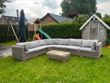 Grote Loungeset - 350 x 270 cm beschikbaar voor biedingen