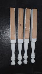Houten grenen tafelpoten gedraaid., Huis en Inrichting, Tafelonderdelen, Ophalen, Gebruikt, 50 tot 100 cm, 50 tot 100 cm