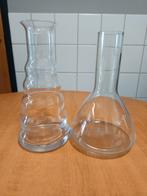 Te Koop Set van 2 Antieke vazen, Antiek en Kunst, Antiek | Glas en Kristal, Ophalen of Verzenden